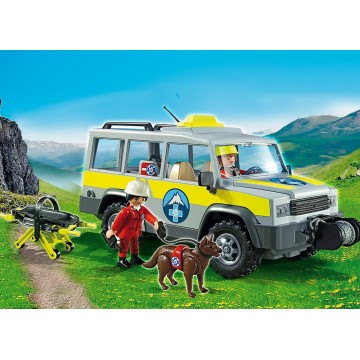 PLAYMOBIL Ομάδα Διάσωσης με Όχημα 4X4